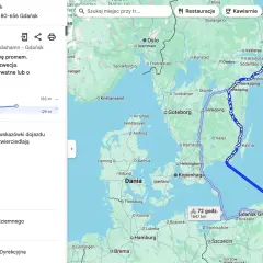 Trasa rowerowa z Gdańska do Kołobrzegu to 1442 km przez Szwecję i prom.